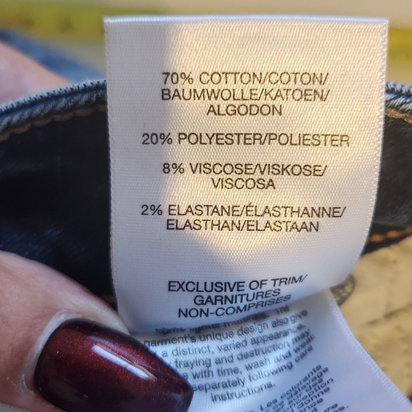 Silver Jeans Elyse Slim Boot Bootcut Denim Dark Wash Western Stretchy Womens 29 - Picture 8 of 11